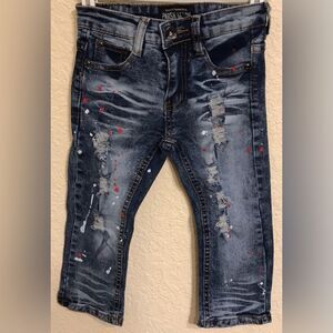 Parish Nation Distressed Splatter Toddler Jeans
